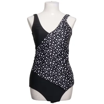 Swimsuit (Black, White) from Beachy Secrets Elastane, Polyester