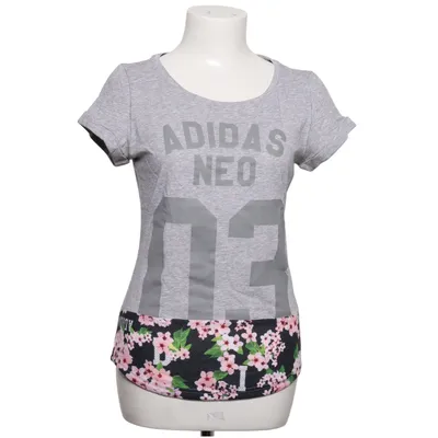 T-shirt (Grijs, Roze, Zwart, Meerkleurig) van Adidas Neo Katoen, Polyester