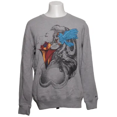 Sweatshirt (Grå, Flerfarvet) fra Marc Ecko Bomuld, Polyester