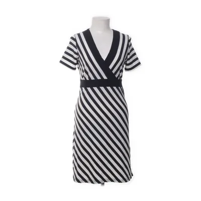Wrap dress (White, Blue) from Promiss Elastane, Polyester, Viscose