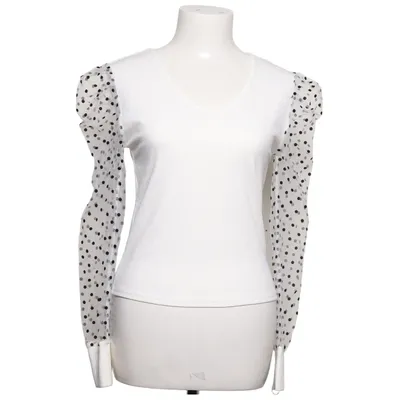 Haut (Blanc, Noir) de Amo&Roma Coton, Élasthane, Viscose