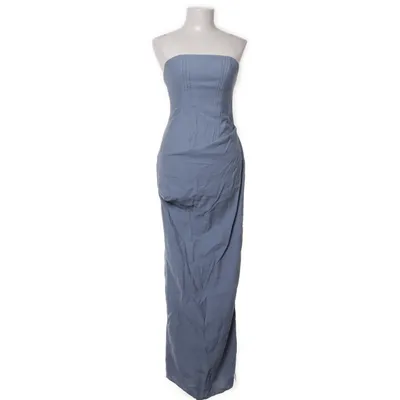 Evening gown (Blue) from ASOS Design Polyester, Viscose
