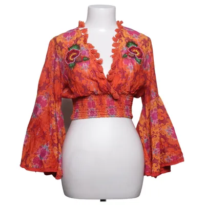 Crop Top (Orange, Lila, Mehrfarbig) von Antica Sartoria Baumwolle