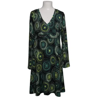 Jurk (Zwart, Groen, Geel) van Chillytime Elastaan, Polyester