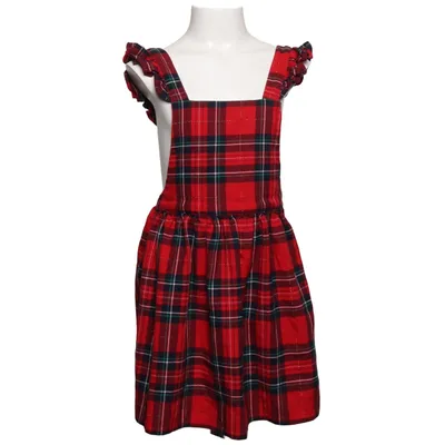 Kjole (Rød, Flerfarvet) fra H&M Elastan, Metallfiber, Polyester, Viscose