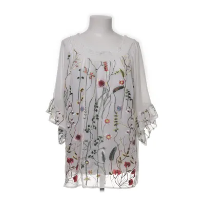 Topp (Vit, Flerfärgad) från Zero Elastan, Polyester, Viskos