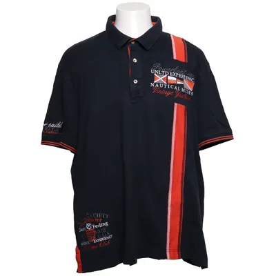Poloshirt (Blauw, Rood, Meerkleurig) van Bonita Men Katoen