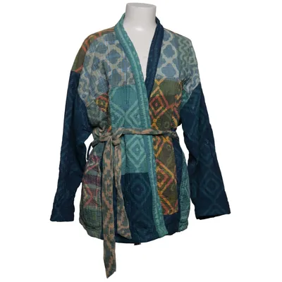 Cardigan cache-cœur (Bleu, Vert, Multicolore) de Sissel Edelbo Coton recyclé