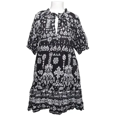 Dress (Black, White, Multicolored) from Reserved Cotton