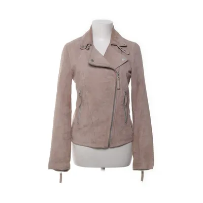 Biker jacket (Beige) from Freaky Nation Leather, Polyester