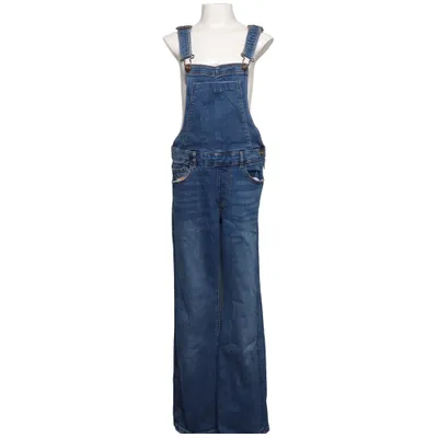 Tuinbroek (Blauw) van Zara Kids Denim Collection Katoen, Elastaan