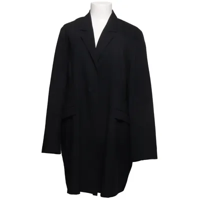 Coat (Black) from Comfort Fashion Quality Polyester, Viscose
