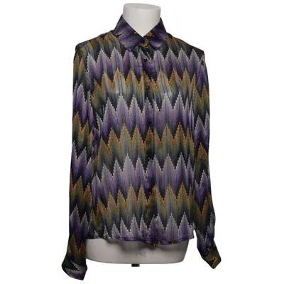 Blouse (Lila, Geel, Meerkleurig) van Retro & Icone Polyester