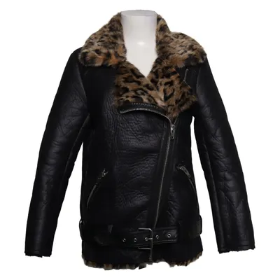 Shearling jacket (Black, Brown, Multicolored) from H&M Acrylic, Polyester, Polyurethane
