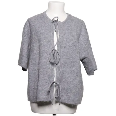 Wrap cardigan (Gray) from Gina Tricot Acrylic, Alpaca wool, Elastane, Polyester