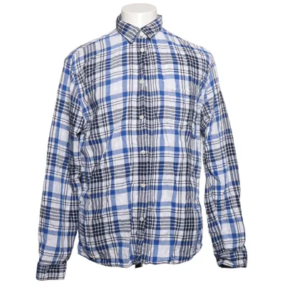 Chemise en flanelle (Bleu, Blanc) de Homebound Coton