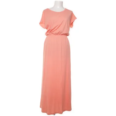Maxi jurk (Roze) van Basic U Polyester, Katoen