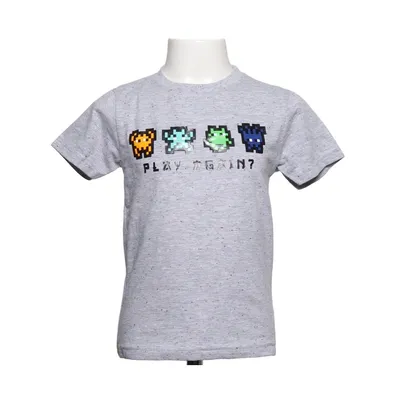 T-shirt (Gris) de Kiki & Koko Coton, Polyester