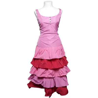 Maxikleid (Pink, Rot, Mehrfarbig) von Maria de la Orden Acetat, Polyester
