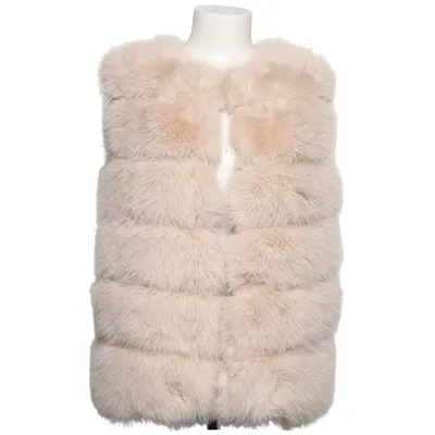 Outer vest (Beige) from Yu & Me Acrylic, Polyester