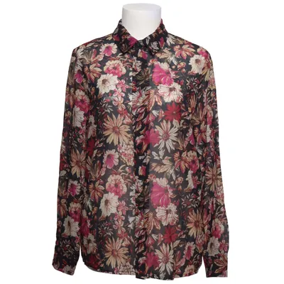Bluse (Sort, Flerfarvet) fra Flame Polyester