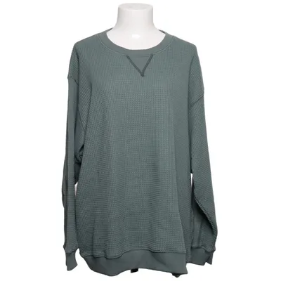 Sweatshirt (Vert) de Aerie Coton, Polyester