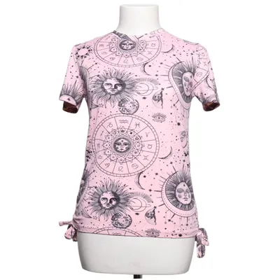 T-shirt (Pink, Black, Multicolored) from Splash Elastane, Polyester