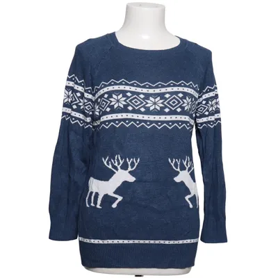 Jultröja (Blå, Vit) från Reverse Polyester, Viskos