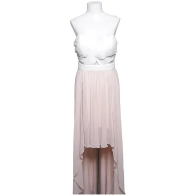 Robe de cocktail (Blanc, Rose) de Marie Lund Polyester