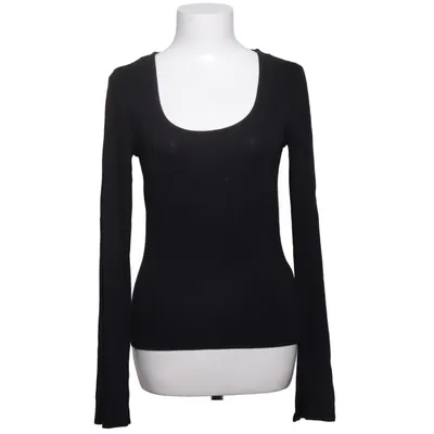 T-shirt à manches longues (Noir) de Gina Tricot Élasthane, Viscose