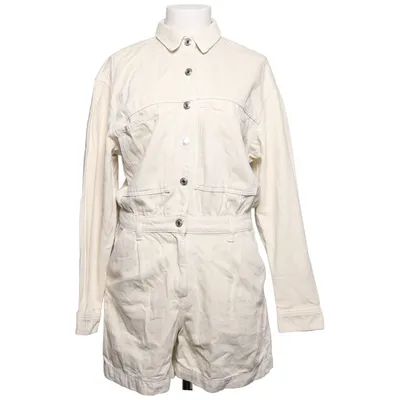 Buksedragt (Beige) fra Mango Denim Bomuld
