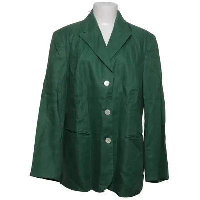 Blazer (Groen) van Emilia Lay Acetaat, Linnen