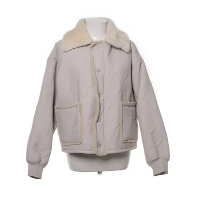 Vinterjacka (Beige) från Meotine Pälsimitation, Polyamid