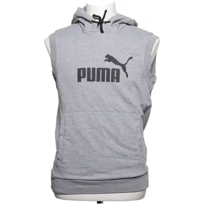 Korte mouwen capuchon sweater (Grijs) van Puma Katoen, Polyester