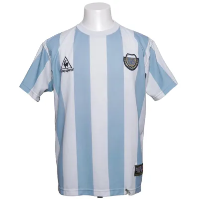 Football jersey (Argentina 1986) from Le Coq Sportif Polyester