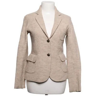 Blazer (Beige) from SAND Pink Label Cotton, Wool
