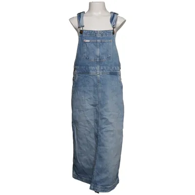 Latzkleid (Blau) von Lee x H&M Baumwolle, Elasthan