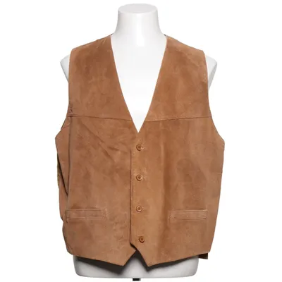 Leren vest (Bruin) van American Acetaat, Suède