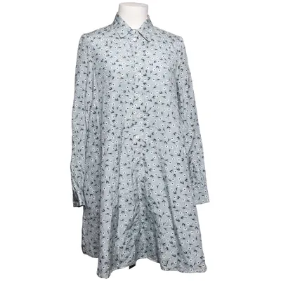 Robe (Bleu, Blanc) de Paul & Joe Coton, Soie