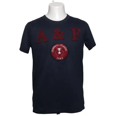T-shirt (Blauw) van Abercrombie & Fitch Katoen