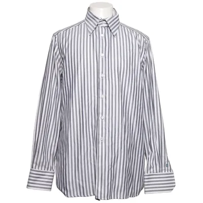 Shirt (White, Black) from Eton Cotton
