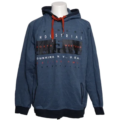 Sweat à capuche (Bleu, Orange) de VanVaan Coton, Polyester