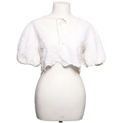 Crop top (Wit) van Elli White Katoen