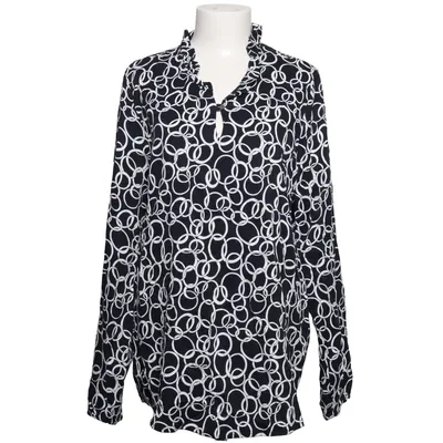 Blouse (Black, White) from Erfo Pure Viscose