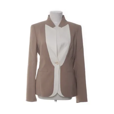 Blazer (Wit, Beige) van Escada Elastaan, Cupro