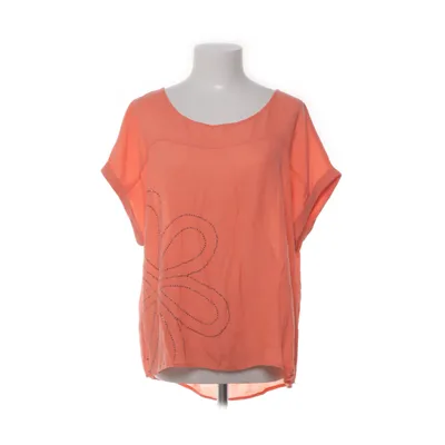 Top (Oranje) van Fransa Polyester, Viscose
