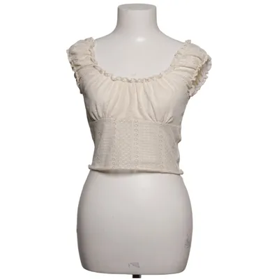 Crop top (Beige) from Urban Outfitters Elastane, Polyester