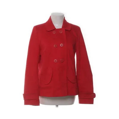 Frakke (Rød) fra Topshop Bomuld, Elastan, Polyester