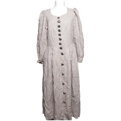 Shirt dress (Beige) from Country Line Linen