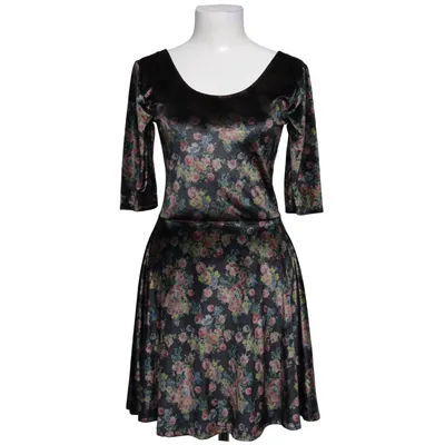 Jurk (Zwart, Meerkleurig) van Clockhouse Elastaan, Polyester